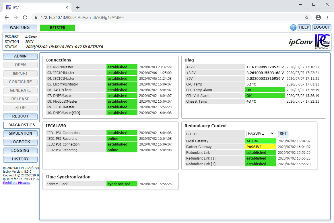 ipConv4 Single Page Application