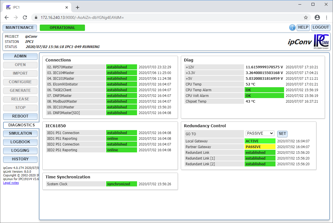 ipConv4 Single Page Application